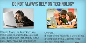 Technology has a big impact on the educational world